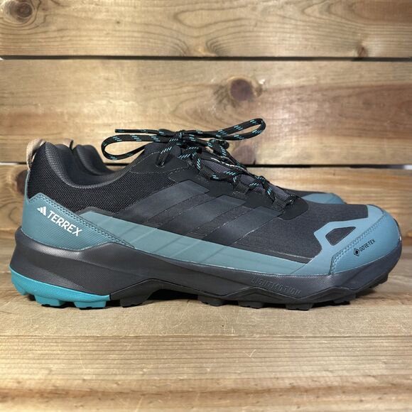 NEW Mens Size 15 - Adidas Terrex Skychaser AX5 GORE-TEX Black Carbon Teal JQ2209 main image 4